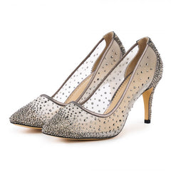 PANTOFI CINDIRELLA PLATIN