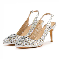 PANTOFI - ESTRELLA ARGINTIU