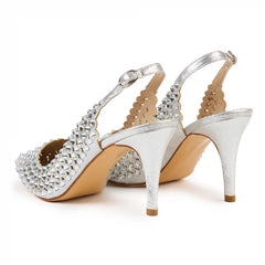 PANTOFI - ESTRELLA ARGINTIU