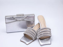 SANDALE SUN SHINE ARGINTIU