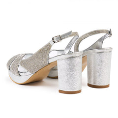 SANDALE CAPRITO ARGINTIU