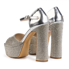 SANDALE EXELLO ARGINTIU