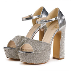 SANDALE EXELLO ARGINTIU