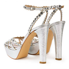 SANDALE EXENE ARGINTIU