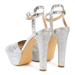 SANDALE MARIBELLE ARGINTIU