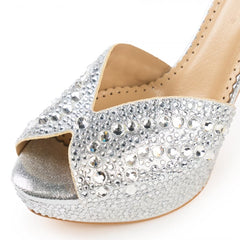 SANDALE MARIBELLE ARGINTIU