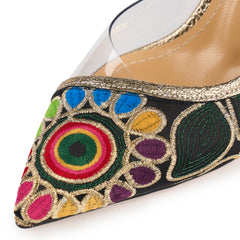 PANTOFI INDIAN NEGRU