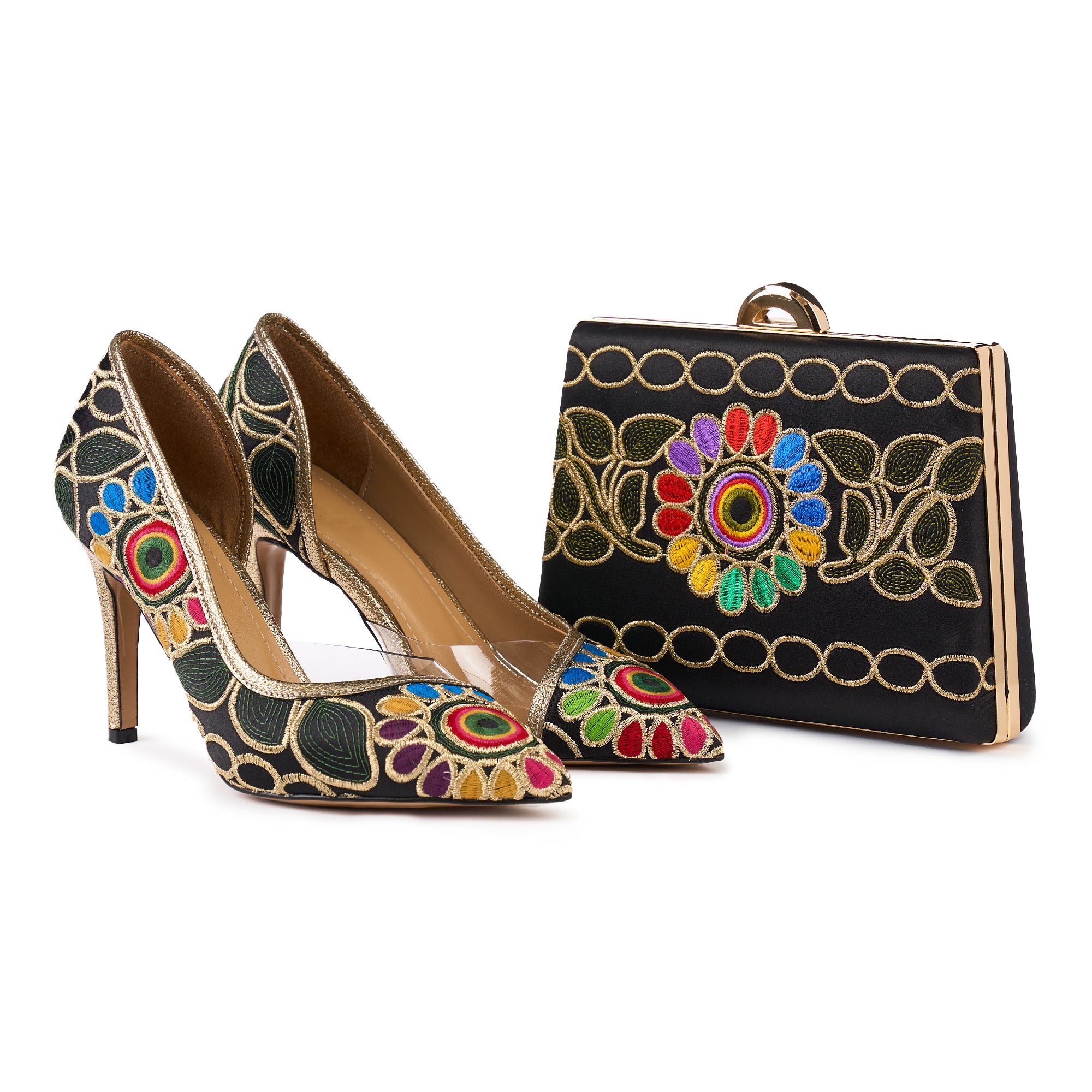 PANTOFI INDIAN NEGRU