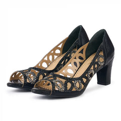 SANDALE SHINE NEGRU